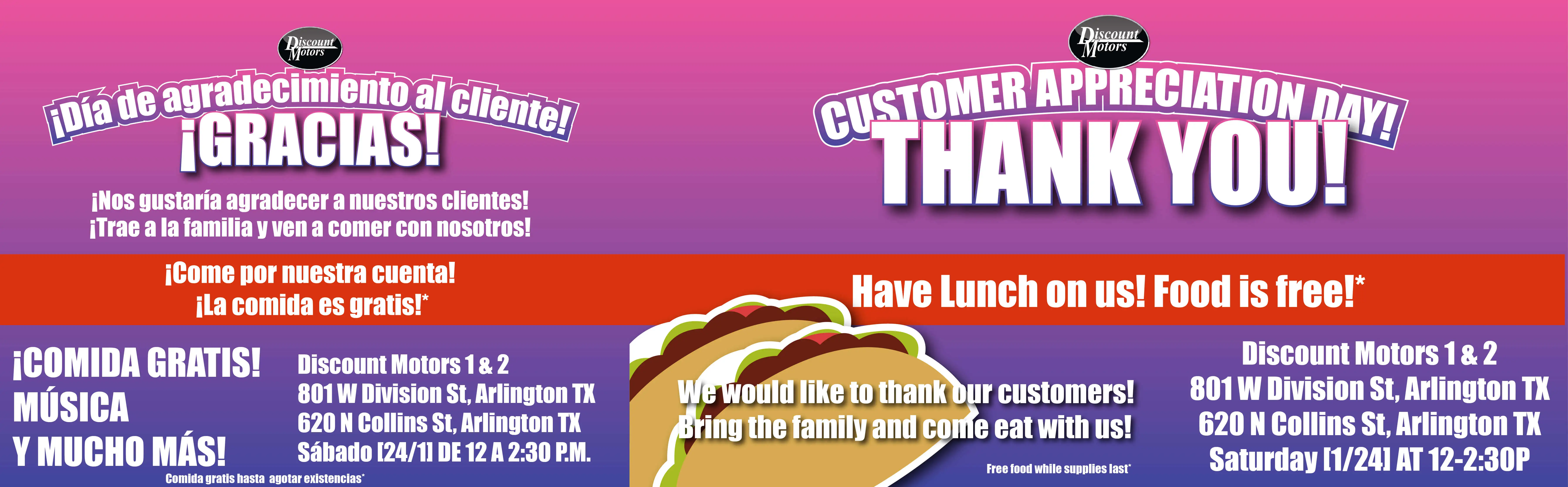 Customer Appreciation Day